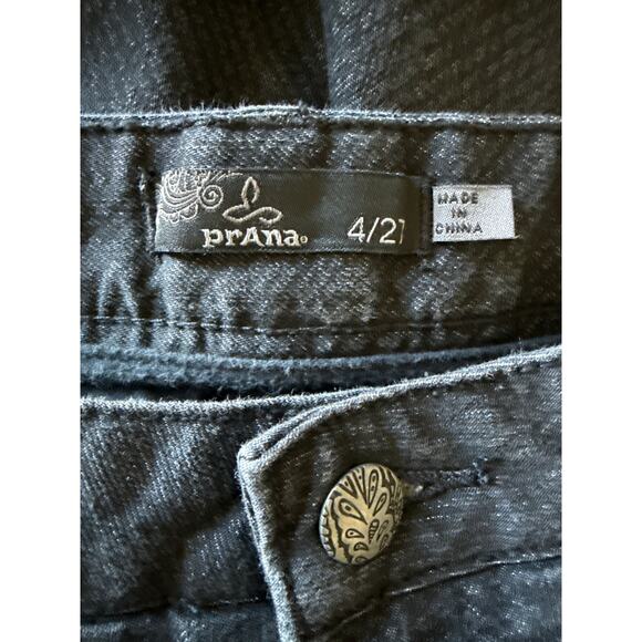 Prana Women’s Flannel Lined Boyfriend Pants Size 4/27 Charcoal Gray W4BOYJ315 - Picture 12 of 14